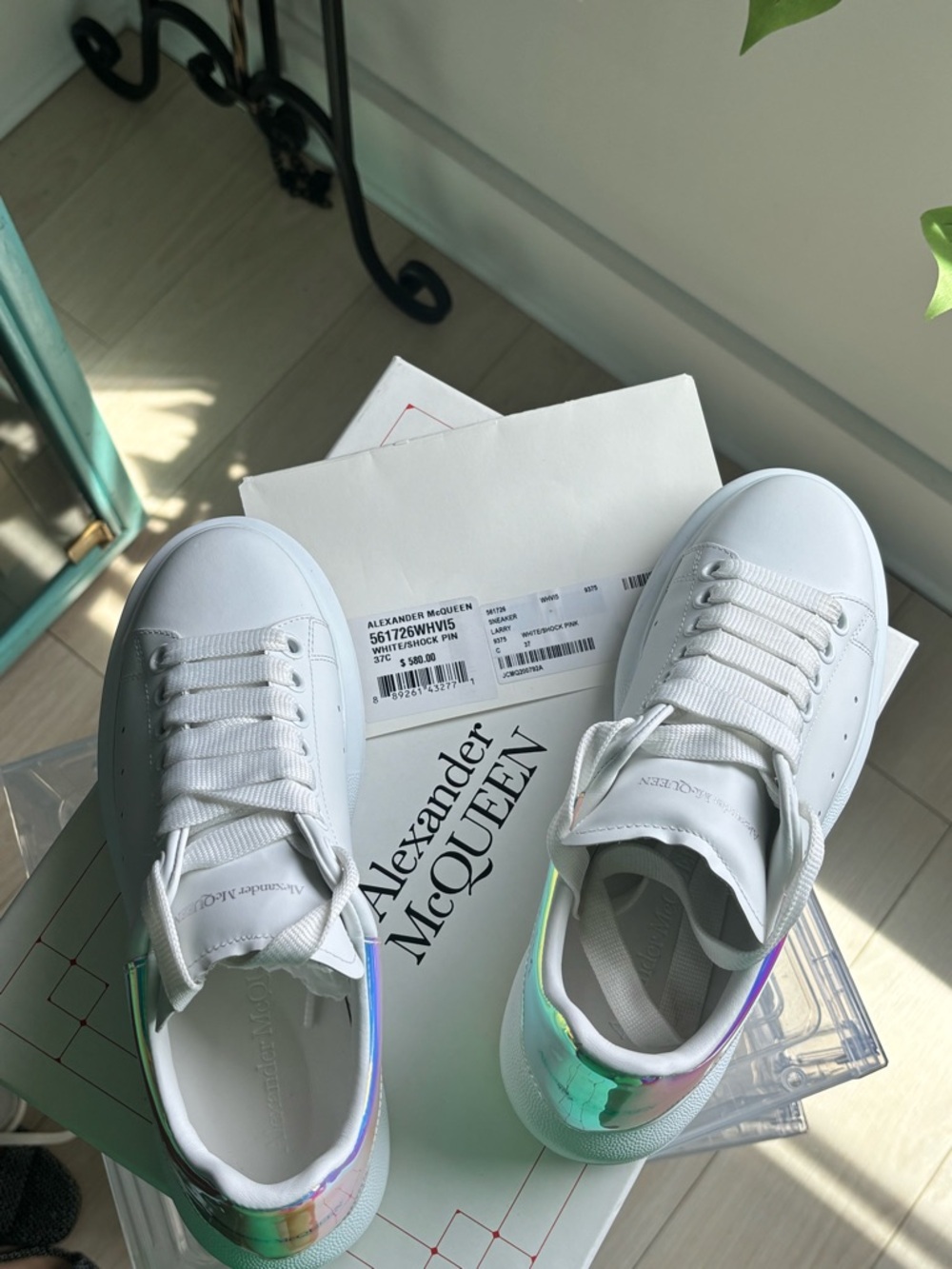 Alexander McQueen Oversized Sneaker ~ Size 37 ~ EUC - Picture 3 of 12